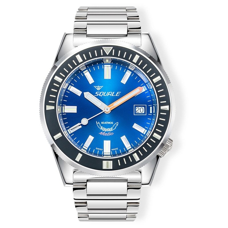 Squale Matic Dark Blue Bracelet MATICXSB.SQ22L