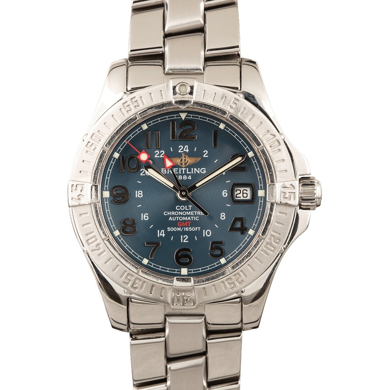 Buy Used Breitling Aeromarine Colt GMT A3235011/C642  – Sku: 137639