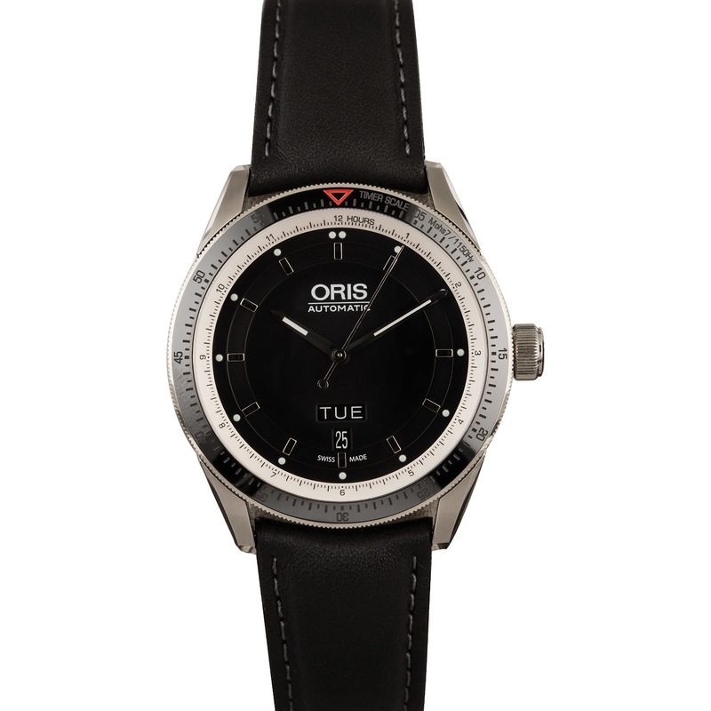 Buy Used Oris Artix GT Day Date 01 735 7662 4154-07 5 21 82FC  – Sku: 7662 4154