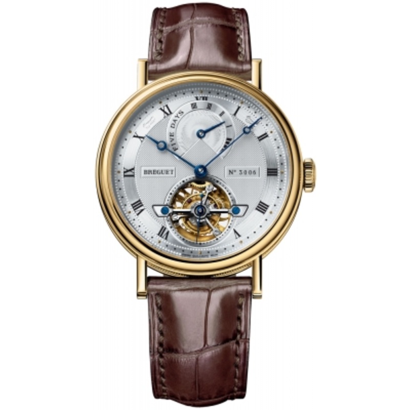 5317ba/12/9v6   Breguet Tourbillon Automatic Power Reserve Mens Watch