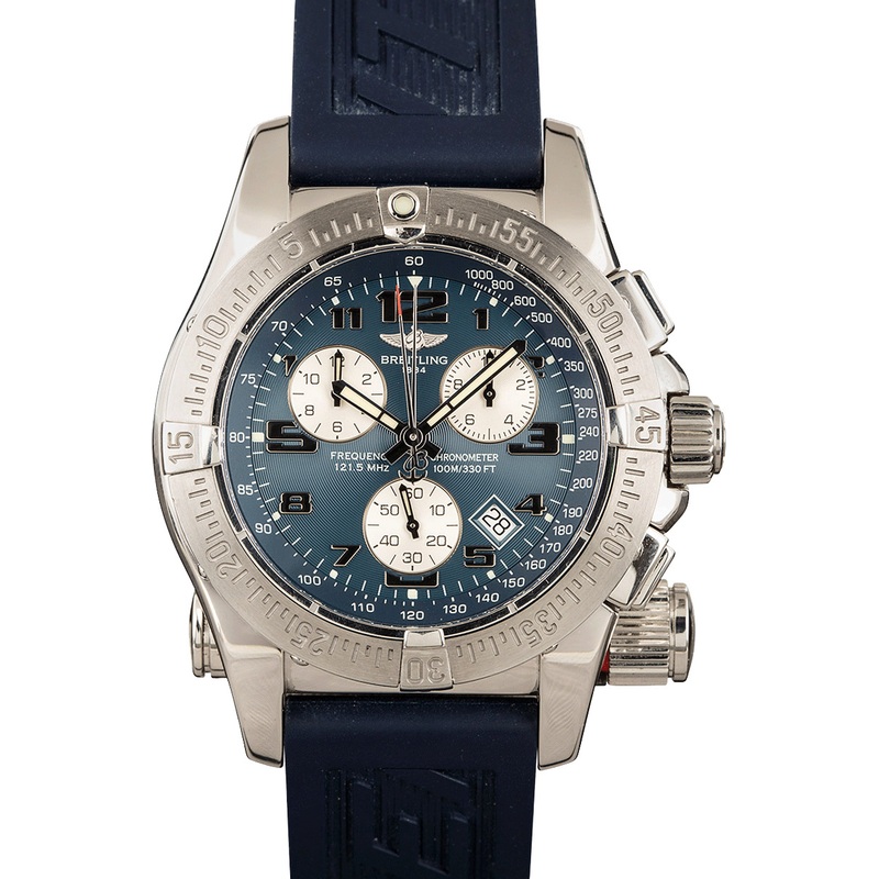 Buy Used Breitling Emergency Mission A7332211/C714  – Sku: 142099