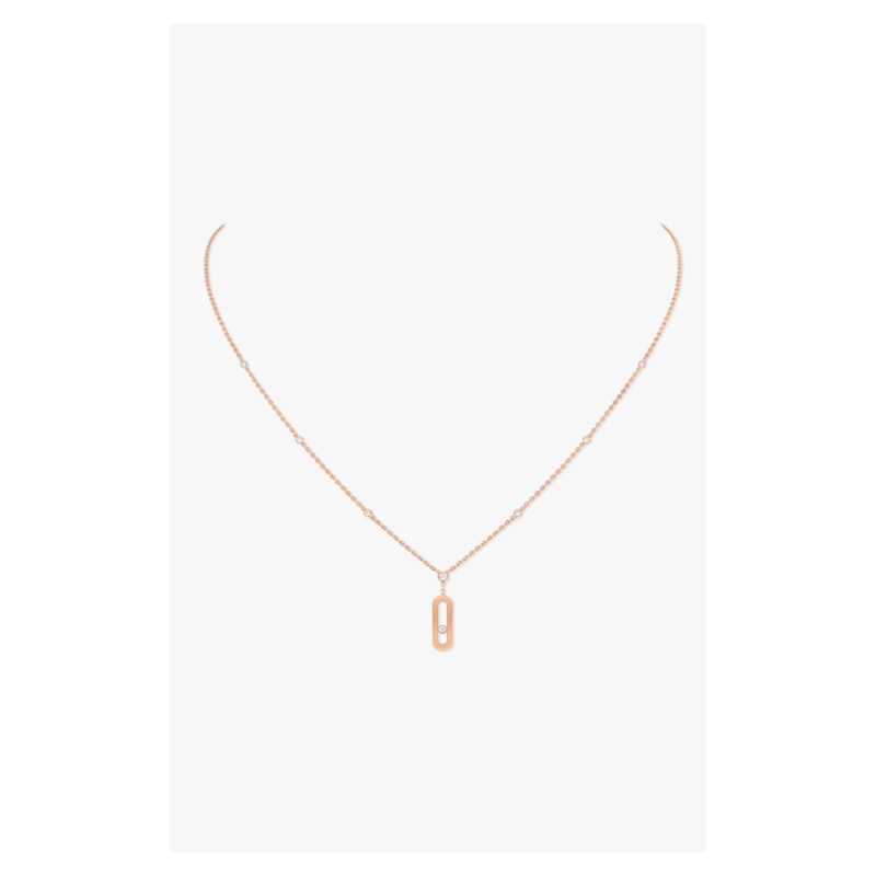 Move Uno Necklace in Pink Gold – Messika