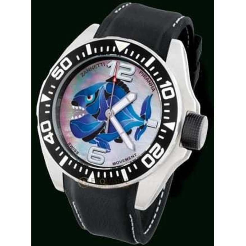 Zannetti Piranha Mother-of-Pearl Blue PHN.A2S-D.2A.A