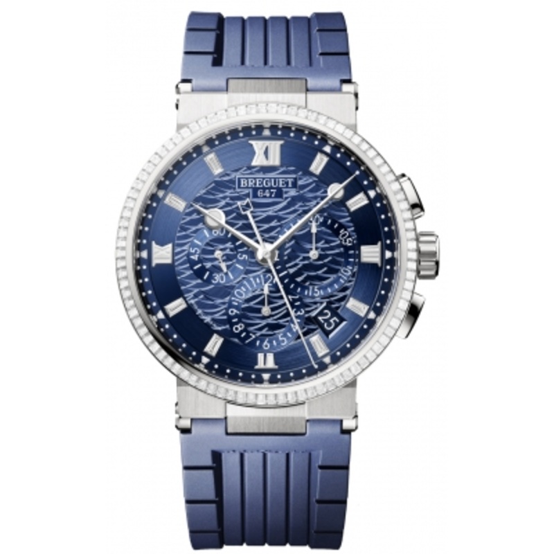 5529BB/YD/5WV/D0   Breguet Marine Chronograph 42.3mm Mens Watch