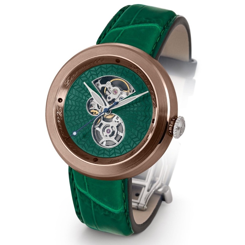 Zannetti Flinque Green Enamel Bronze