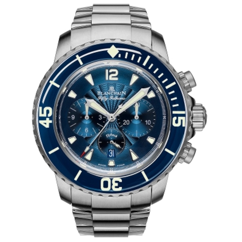 5085FB-1140-71b   Blancpain Fifty Fathoms Flyback Chronograph Mens Watch