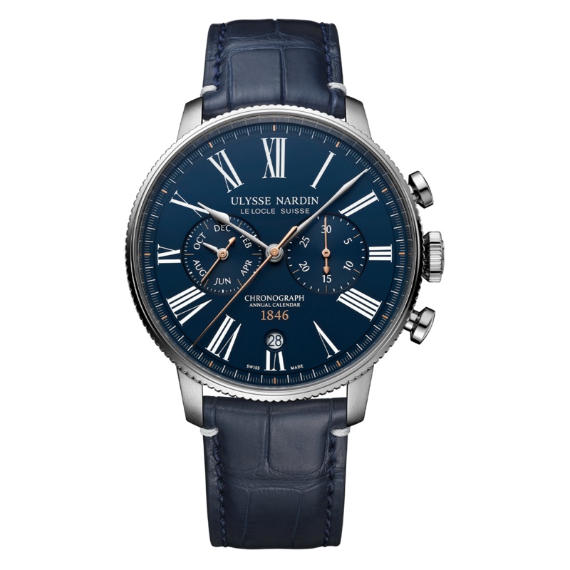 Ulysse Nardin Marine Torpilleur Chronograph 44mm Stainless Steel (1533-320LE0A175B)