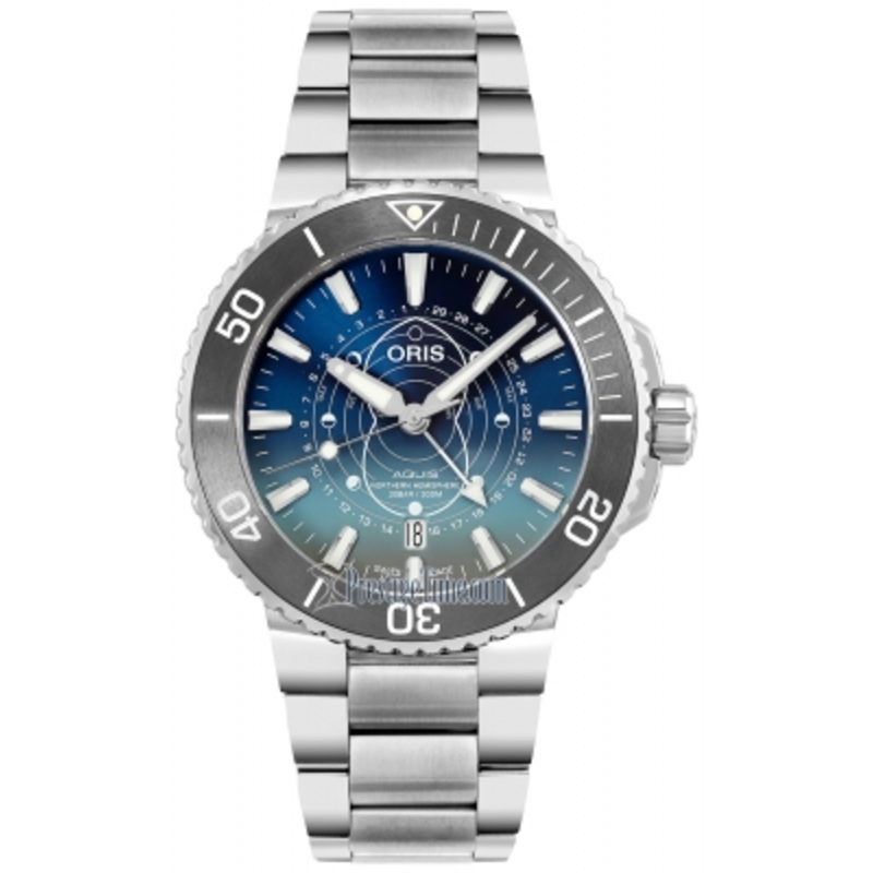 01 761 7765 4185-Set Dat Watt Limited Edition Oris Aquis Date 43.5mm Mens Watch