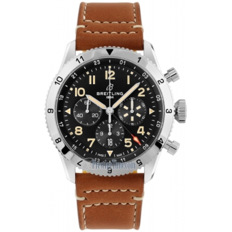 ab04453a1b1X1 P-51 MUSTANG Breitling Super AVI B04 Chronograph GMT 46mm Mens Watch
