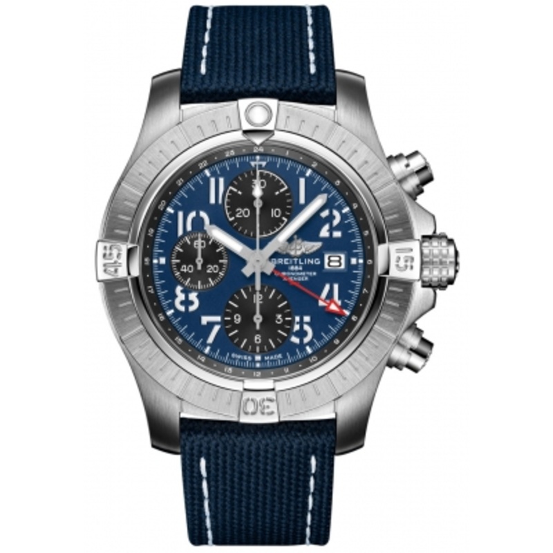 a24315101c1x1 Breitling Avenger Chronograph GMT 45 Mens Watch