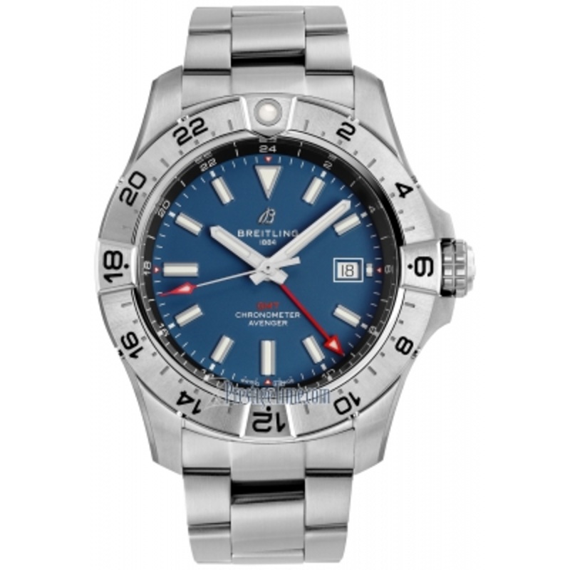 a32320101c1a1 Breitling Avenger Automatic GMT 44 Mens Watch