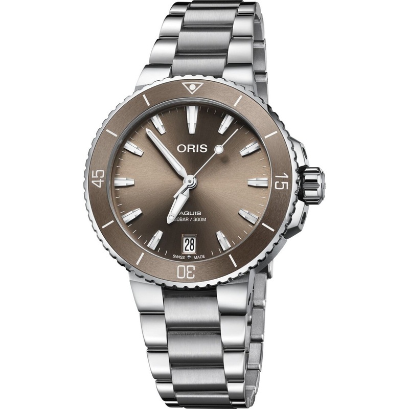 Oris Aquis Date Brown Dial
