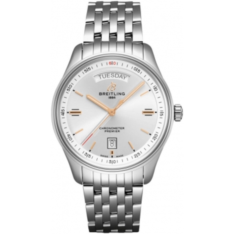 a45340211g1a1 Breitling Premier Automatic Day Date 40 Mens Watch