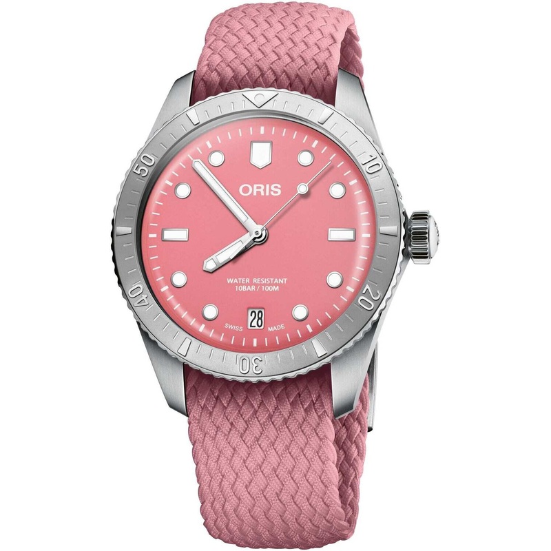 Oris 01 733 7771 4058-07 3 19 02S Sixty Five Cotton Candy Pink Dial