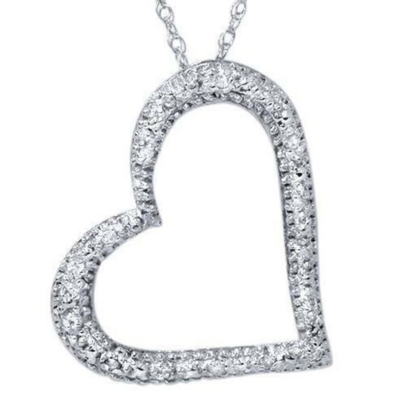 Discount Diamonds White Gold Pendant