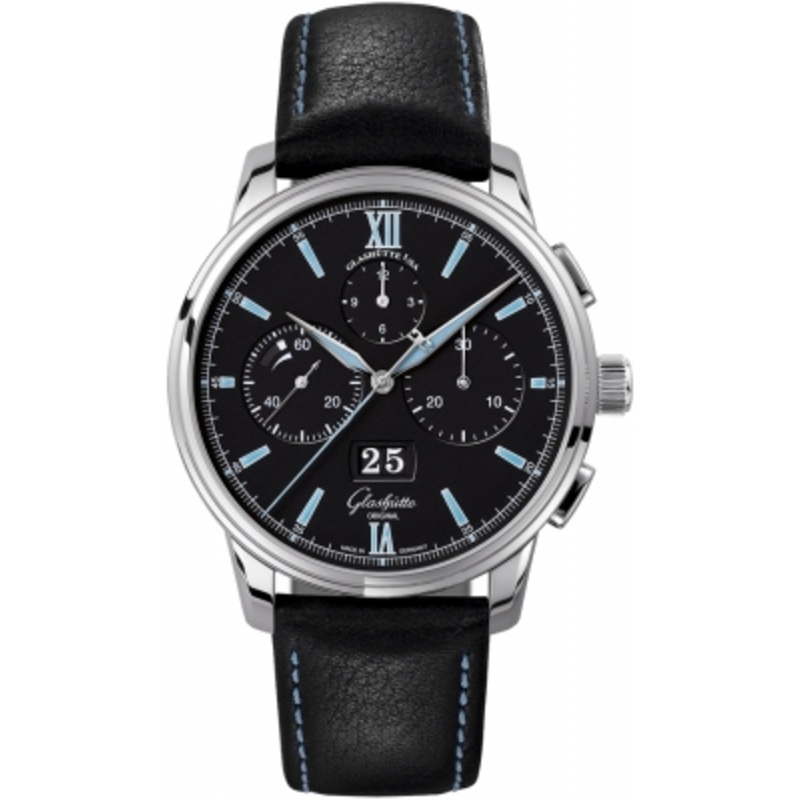 1-37-01-03-02-35   Glashutte Original Senator Chronograph Panorama Date Mens Watch