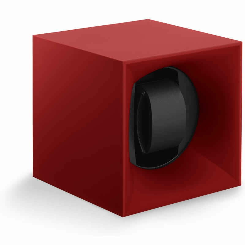 SwissKubik Watch Winder Single – Starbox Red Soft Touch Sk01.STB004