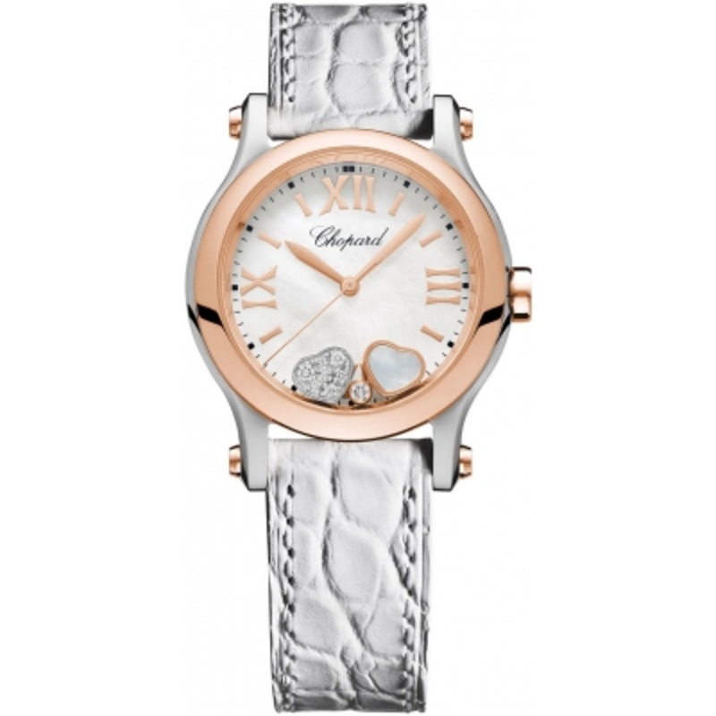 278590-6005 Happy Heart Chopard Happy Sport Round Quartz 30mm Ladies Watch