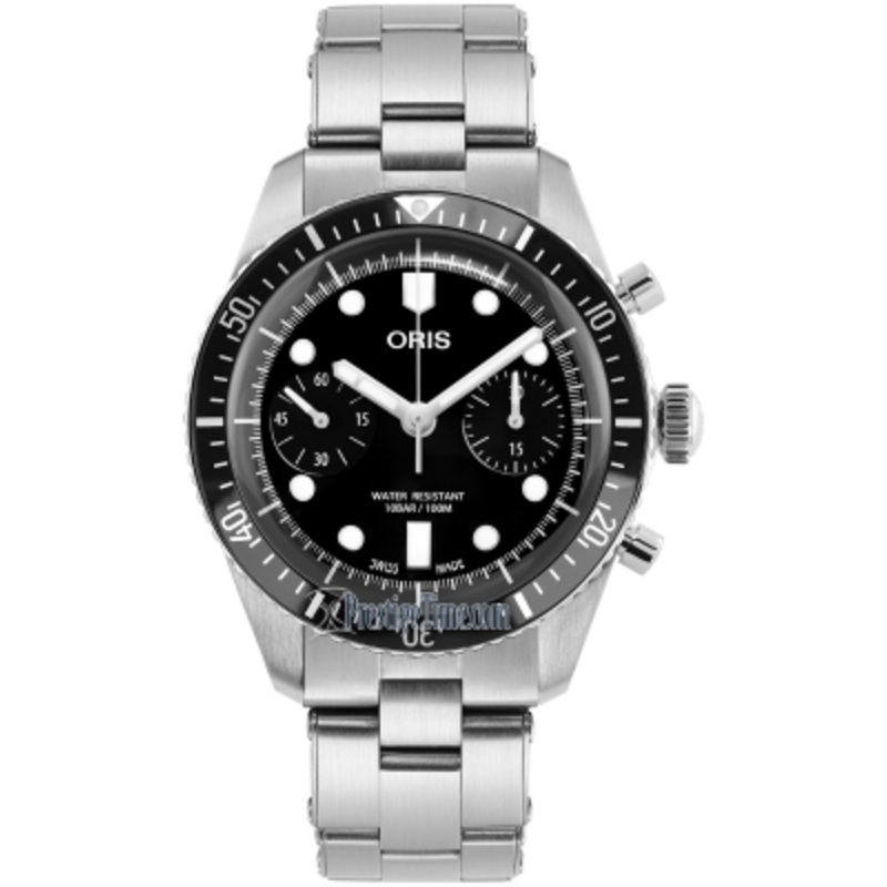 01 771 7791 4054-07 8 20 18 Oris Divers Sixty-Five Chronograph Mens Watch