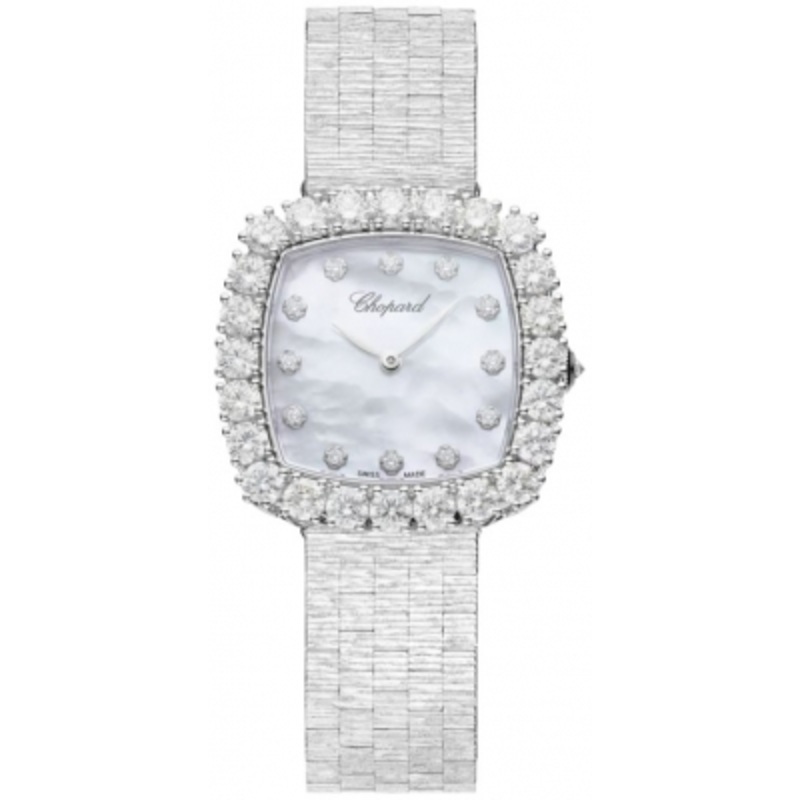 10A386-1106   Chopard L’Heure Du Diamant Cushion Ladies Watch