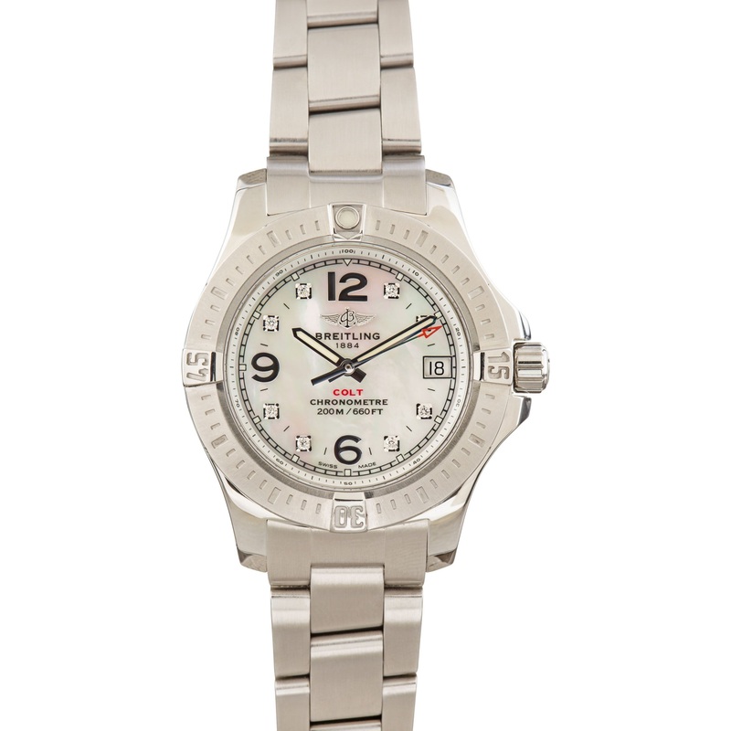 Buy Used Breitling Lady Colt A7738811A769  – Sku: 173076