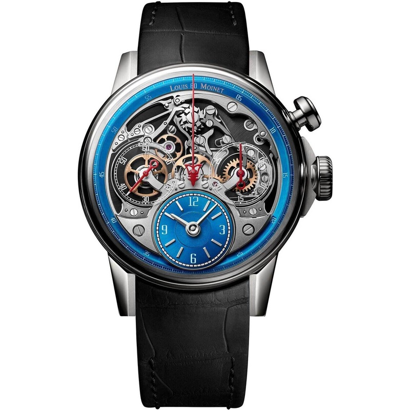 Louis Moinet Memoris Titanium Alaska Blue LM-84.20.20
