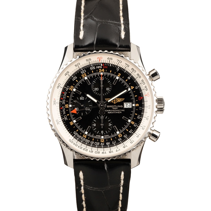 Buy Used Breitling Navitimer World A2432212/B726