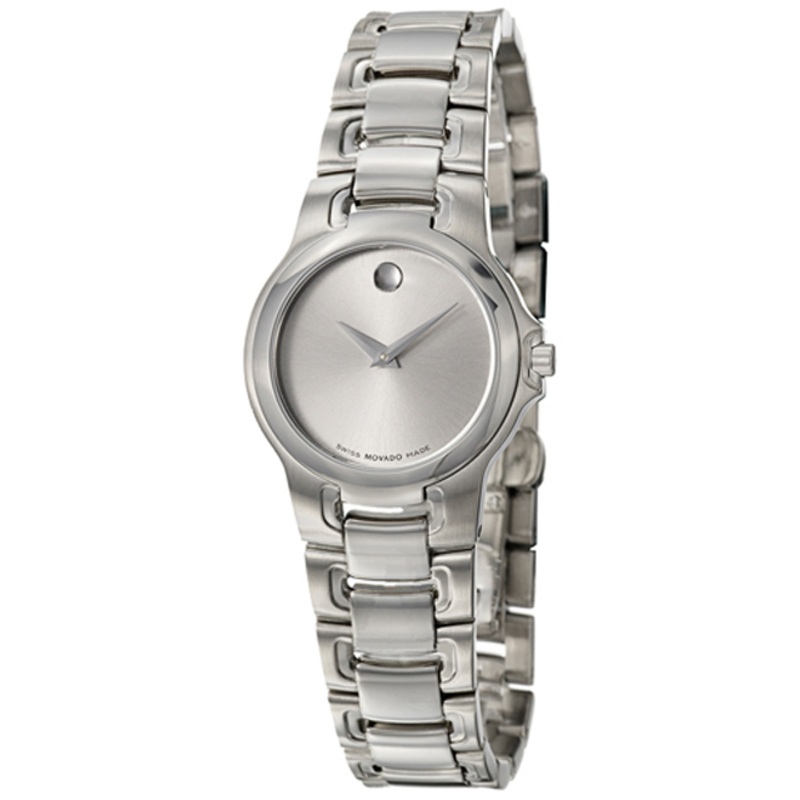 0604834 Movado Meza Silver Dial Ladies Watch