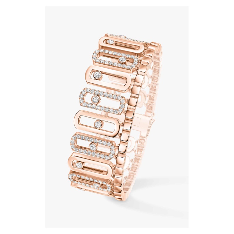 Move Iconica Bracelet in Pink Gold – Messika