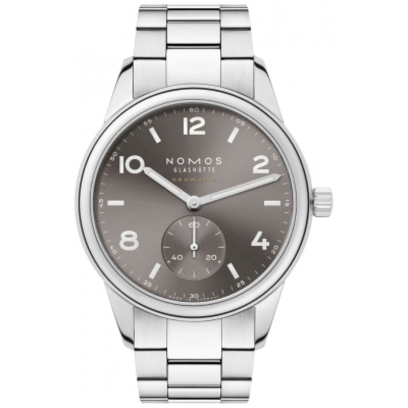 764 Smoke Nomos Glashutte Club Sport Neomatik 39mm Mens Watch