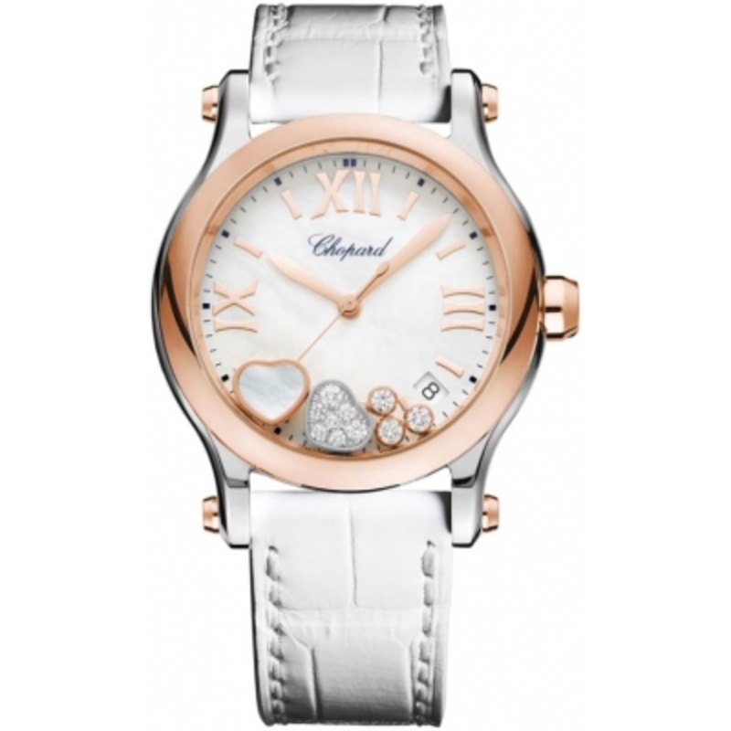 278582-6009 Happy Heart Chopard Happy Sport Round Quartz 36mm Ladies Watch