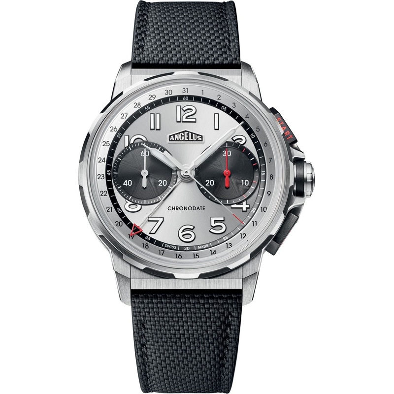 Angelus 0CDZF.A01A.K009H Chronodate Titanium Magnetic Silver