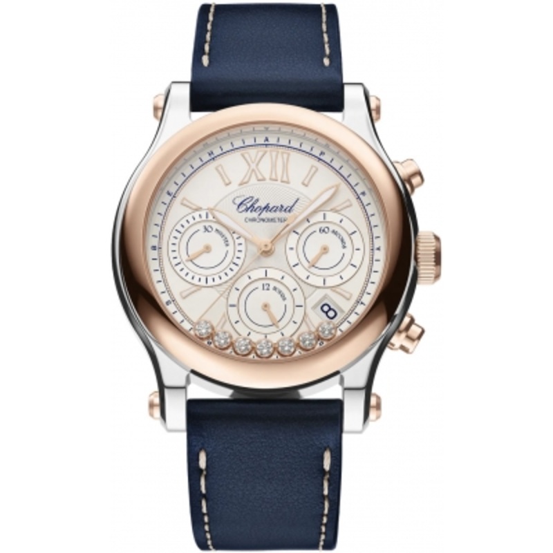 278615-6001 Chopard Happy Sport Chrono 40mm Ladies Watch