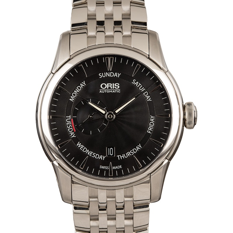Buy Used Oris Artelier Small Second 01 745 7666 4054-07 8 23 77  – Sku: 147583