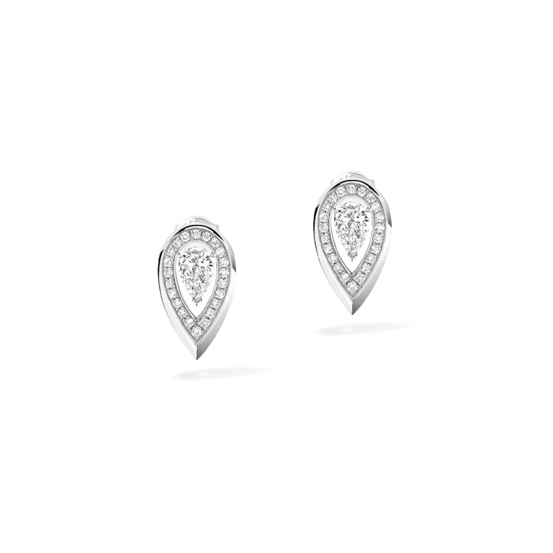 Fiery Studs 0.10CT in White Gold – Messika