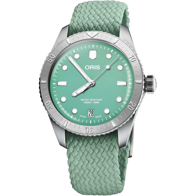 Oris 01 733 7771 4057-07 3 19 03S Sixty Five Cotton Candy Green Dial