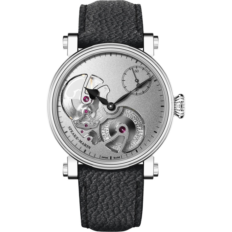Speake-Marin 413817440 Openworked Sandblasted Titanium 38mm