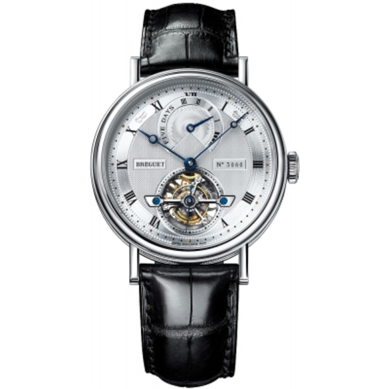 5317pt/12/9v6   Breguet Tourbillon Automatic Power Reserve Mens Watch