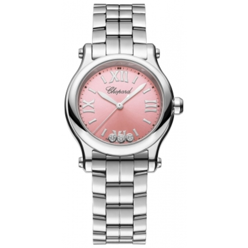 278590-3012 Chopard Happy Sport Round Quartz 30mm Ladies Watch