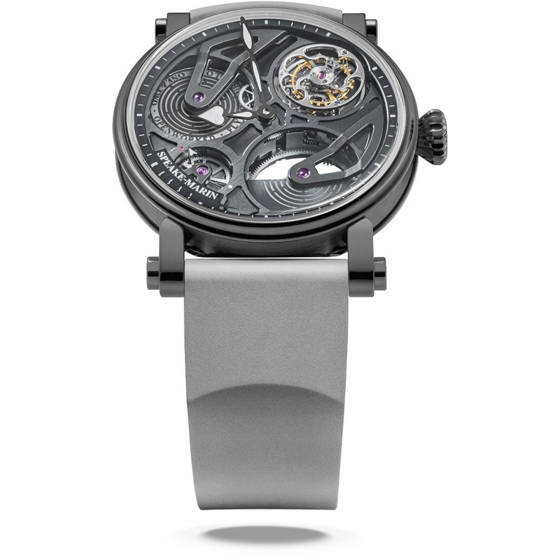 Speake-Marin 413811040 Openworked Tourbillon Black DLC 38mm