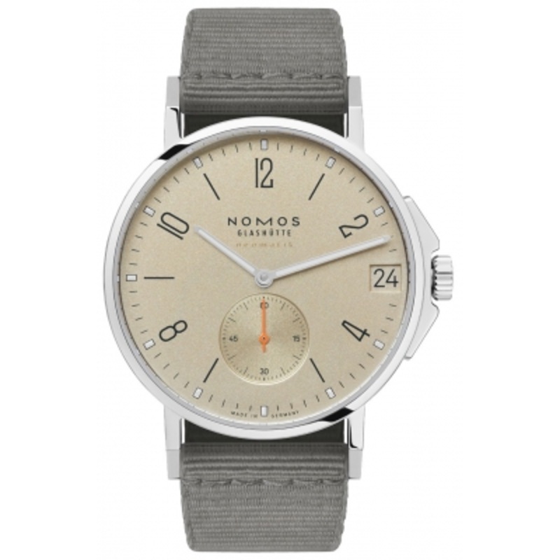 527 Sand Nomos Glashutte Ahoi Neomatik 38mm Midsize Watch