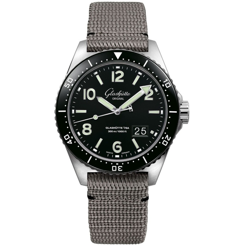 Glashtte Original SeaQ Panorama Date Black 1-36-13-01-80-08